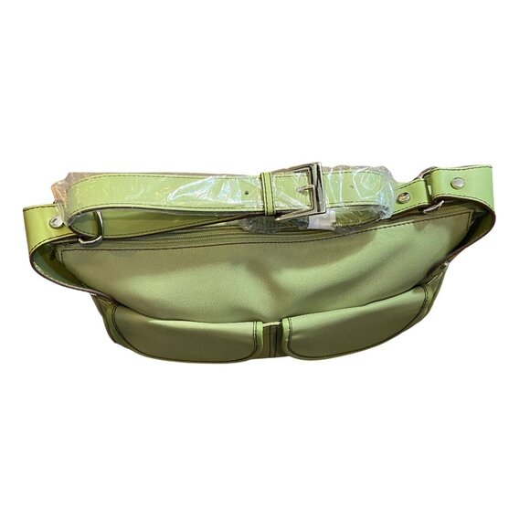 Crossbody Bag Spring Green With Adjustable Strap & Multi-Pockets Maxx New York - Picture 6 of 16